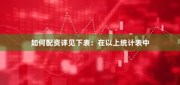 如何配资详见下表：　　在以上统计表中