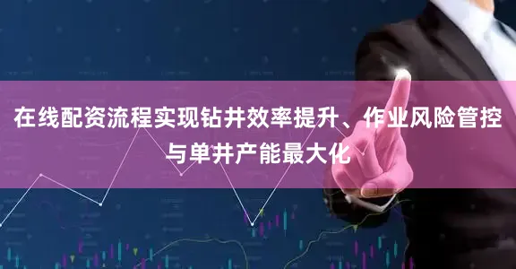 在线配资流程实现钻井效率提升、作业风险管控与单井产能最大化